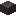 Piedra negra pulida cincelada